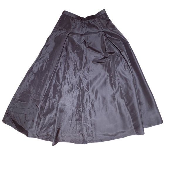 skirt INC black 40" maxi S/M petite full elegant retro neutral goth formal indie - Picture 5 of 12